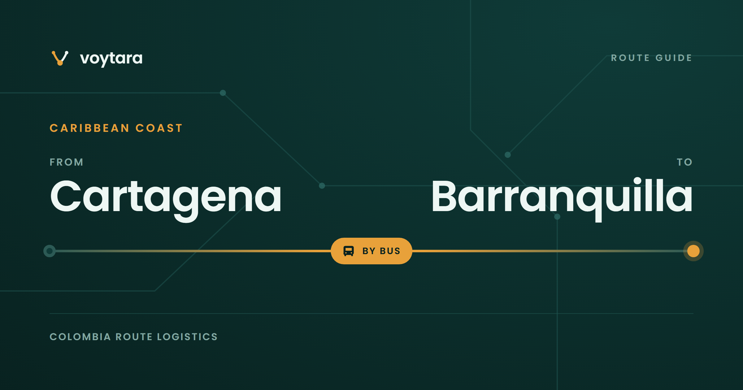 Cartagena to Barranquilla route guide by voytara