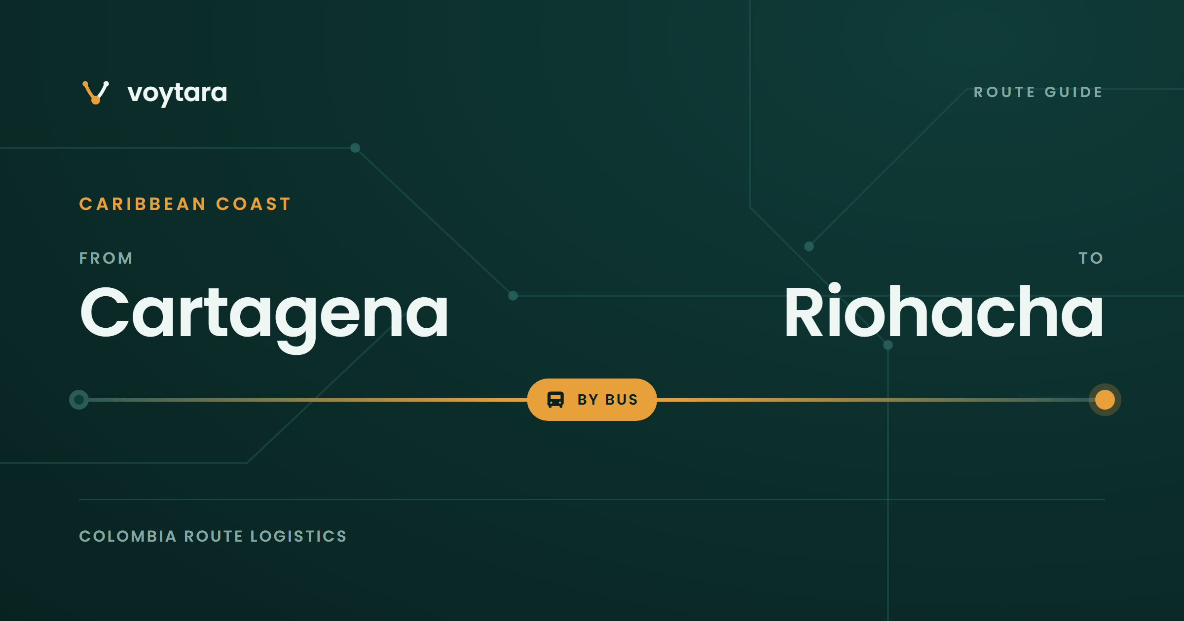 Cartagena to Riohacha route guide by voytara
