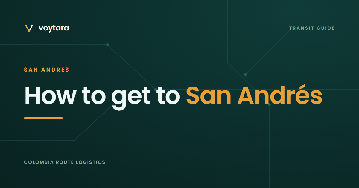 How to get to San Andrés - voytara