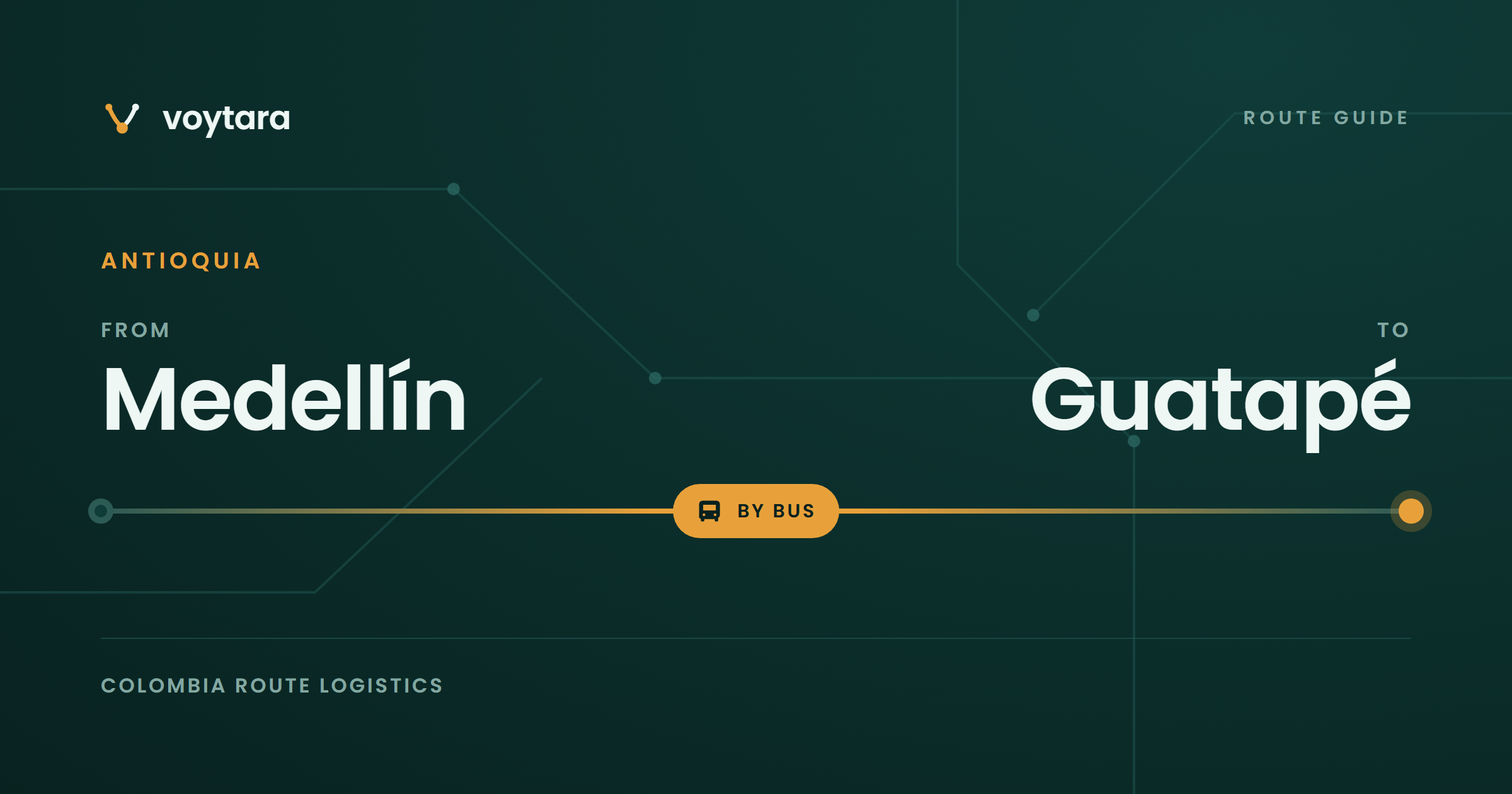 Medellín to Guatapé route guide by voytara