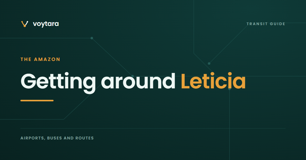 Getting around Leticia - voytara