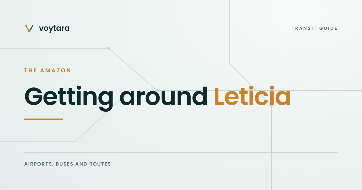 Getting around Leticia - voytara