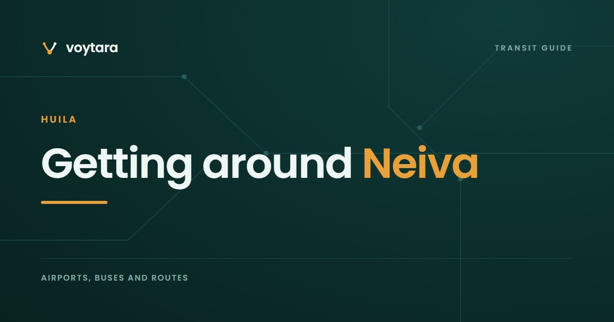 Getting around Neiva - voytara