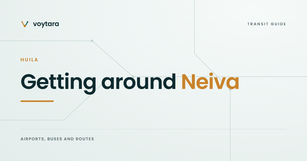 Getting around Neiva - voytara