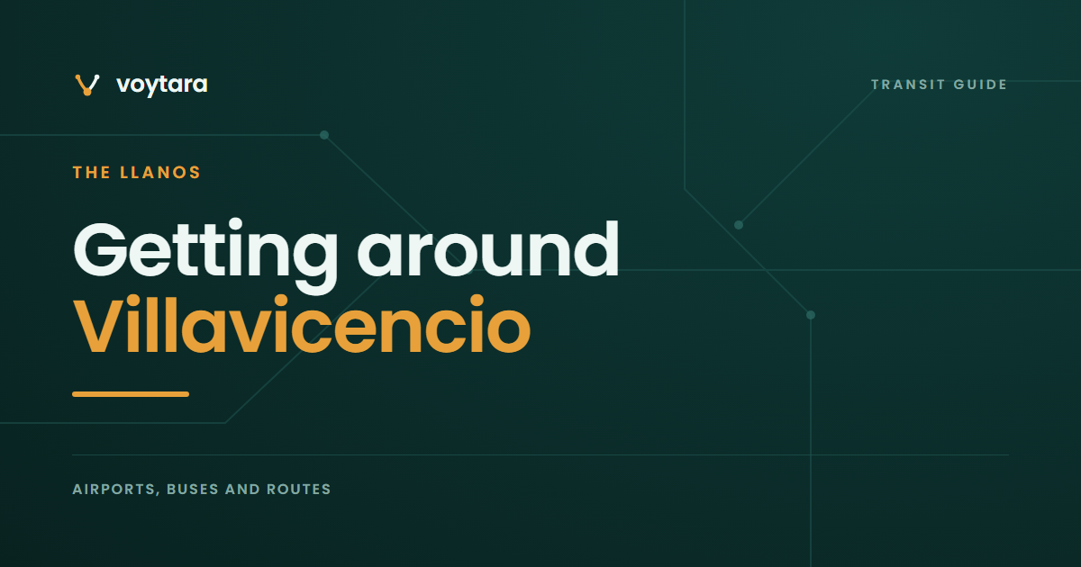 Getting around Villavicencio - voytara